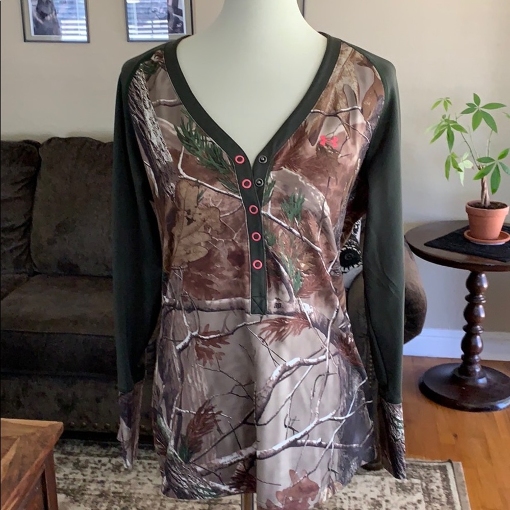 Under Armour Evo Coldgear Camo top